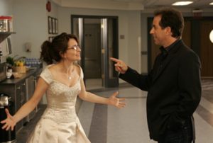 Tina Fey and Jerry Seinfeld