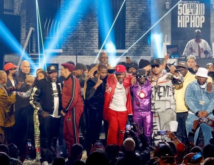Will Smith as the Fresh Prince with 50 years of Hip Hop legends live show.
