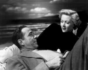 Humphrey Bogart in film noir Lonely Place Sugar