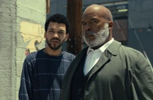 David ALan Grier and Justin Smith in American SOciety Magical Negroes.