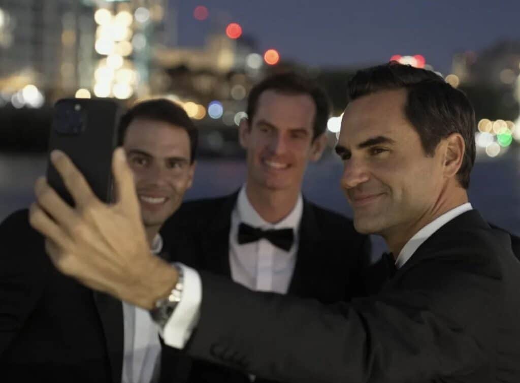 Roger Federer twelve days with Raphael Nadal and Andy Murray