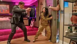 Awkwafina comedy with John Cena Jackpot on Amazon Prime Video