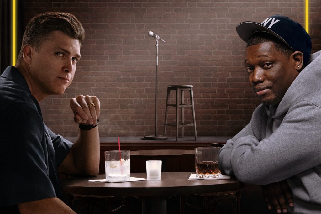 Colin Jost and Michael Che after dark special on Peacock