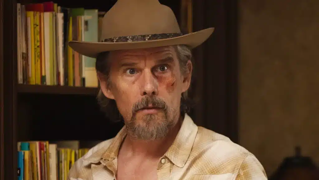 Ethan Hawke as a citizen journalist in native american country