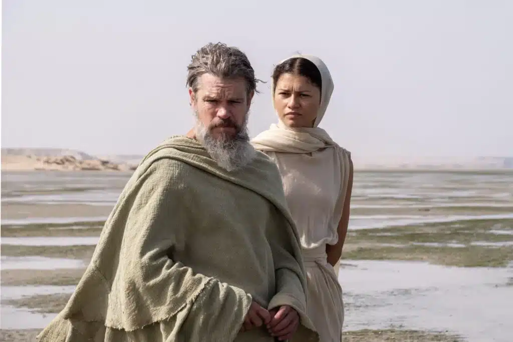 The Odyssey zendaya matt damon love story