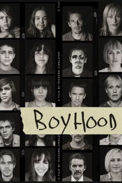 BOYHOOD POSTER BLACK WHITE